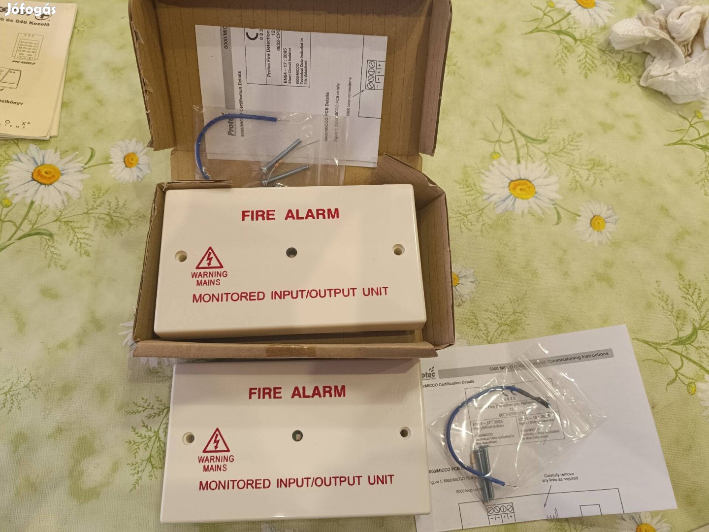 Ritkaság! 2db Protec 6000/Micco tűzjelző interfész modul
