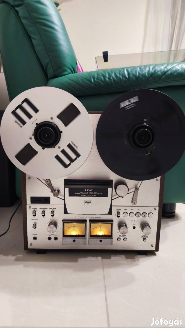 Ritkaság! Akai Gx 630D szalagos magnó, gyári plexivel