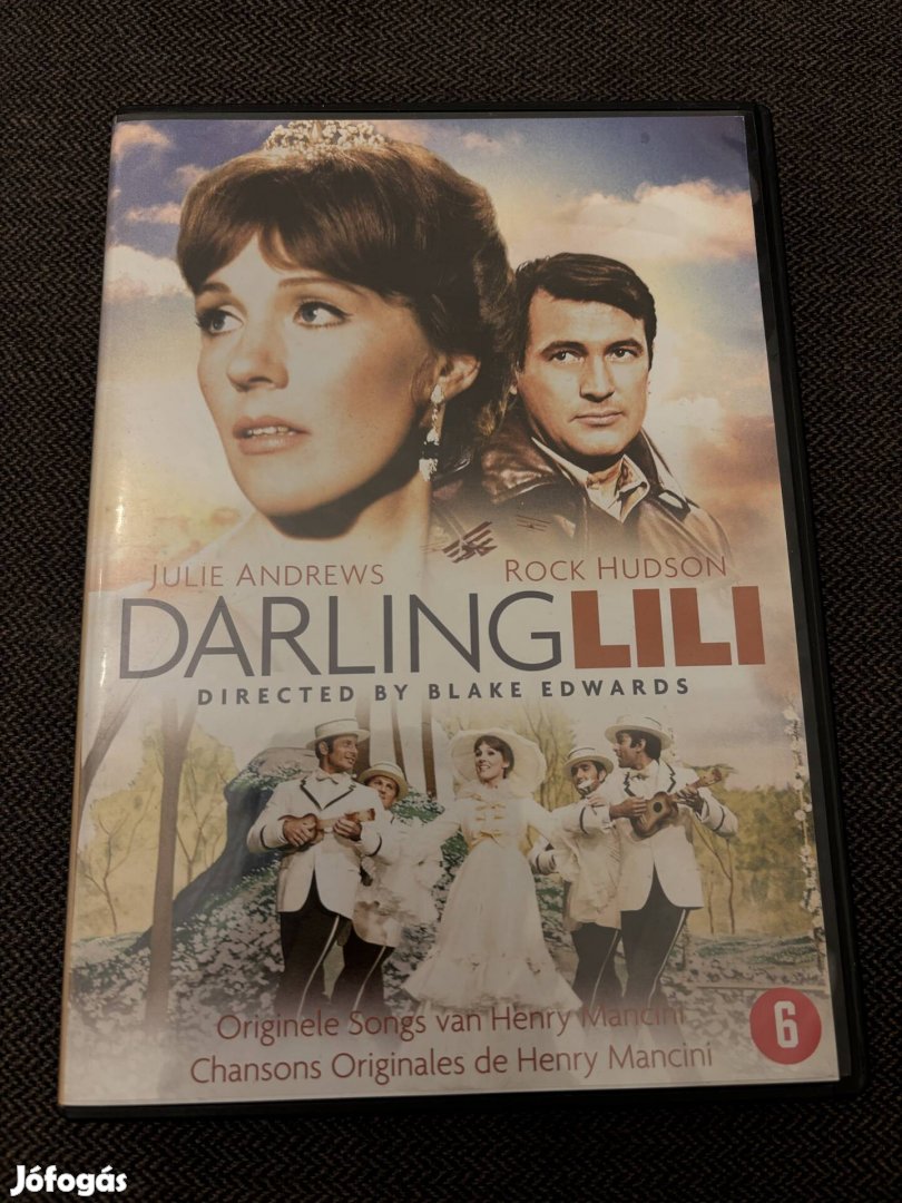 Ritkaság! Darling Lili DVD Julie Andrews Rock Hudson Blake Edwards