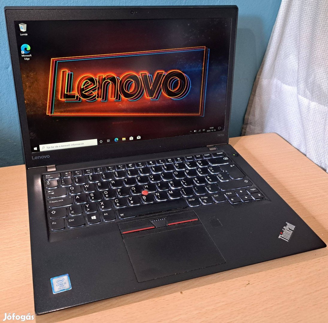 Ritkaság! Lenovo Thinkpad T470s Touch laptop