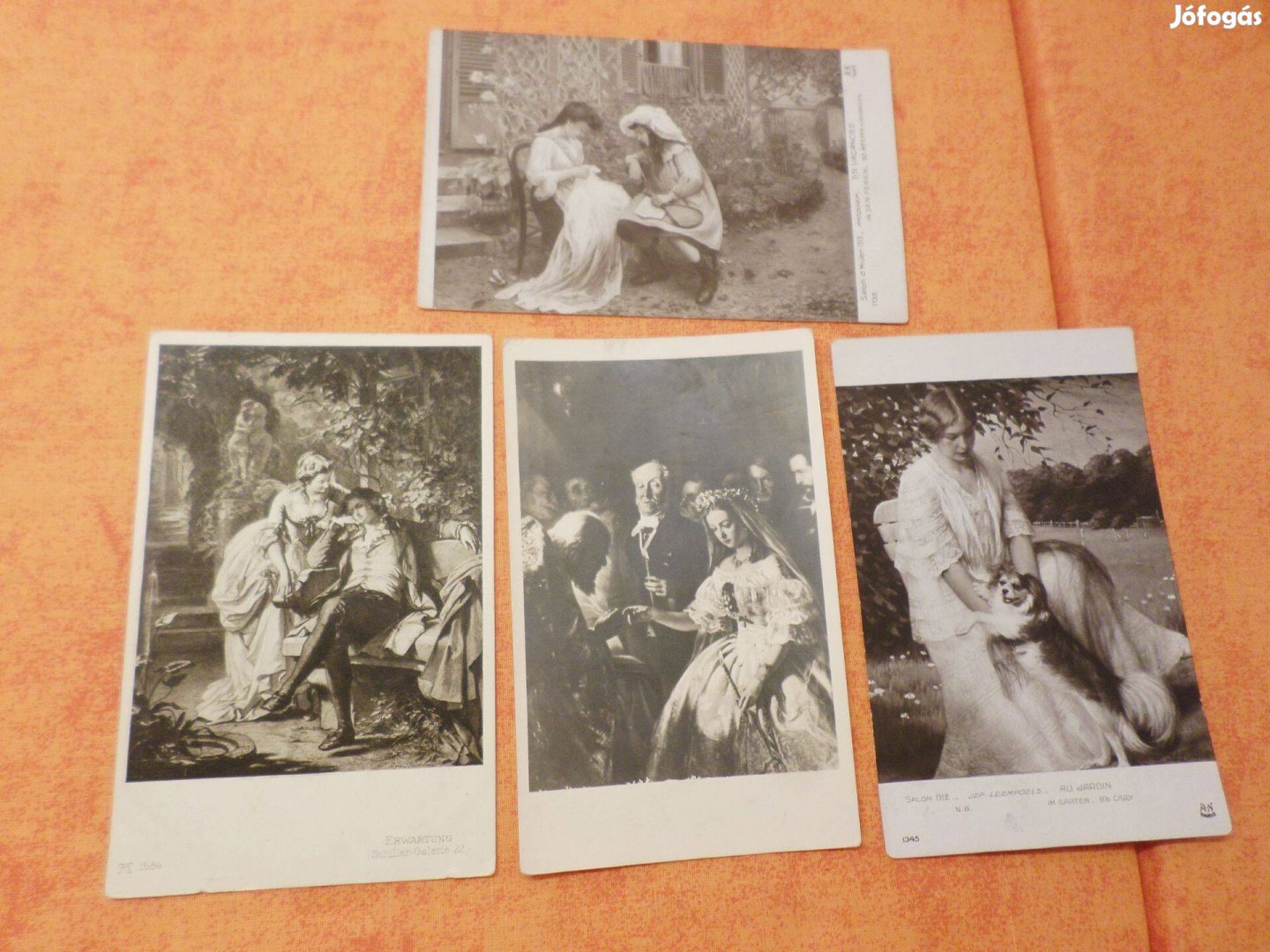 Ritkaság! Schiller Friedrich:Elvárás (kb. 1910.) Romantikus Képeslap