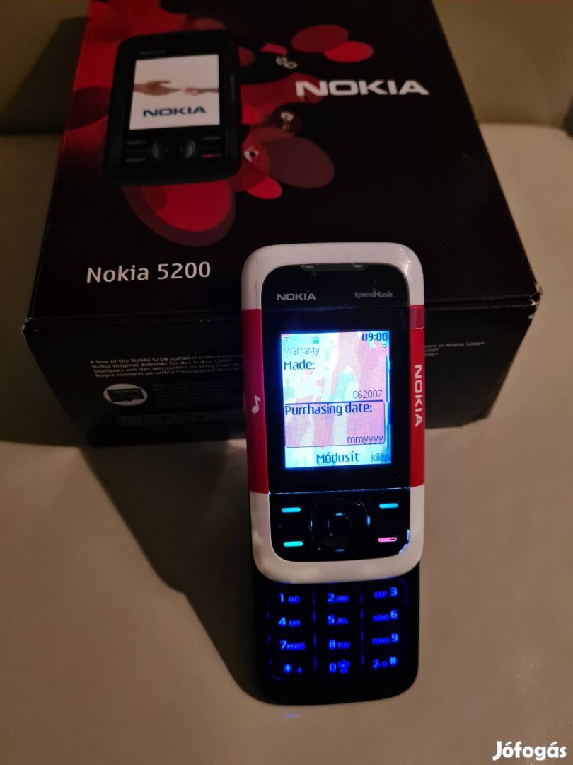 Ritkaság! Új Nokia 5200 Xpress Music telefon eladó