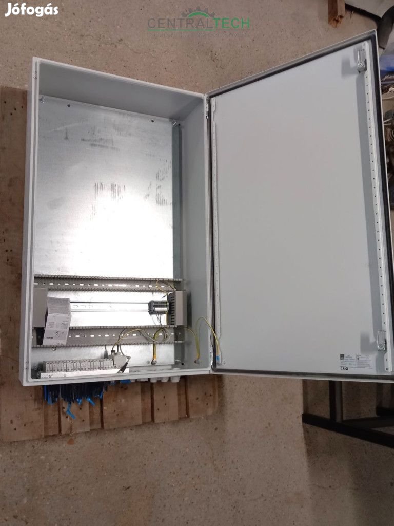 Rittal AE 1090.500 600x1000x250 mm, használt kapcsolószekrény + Festo