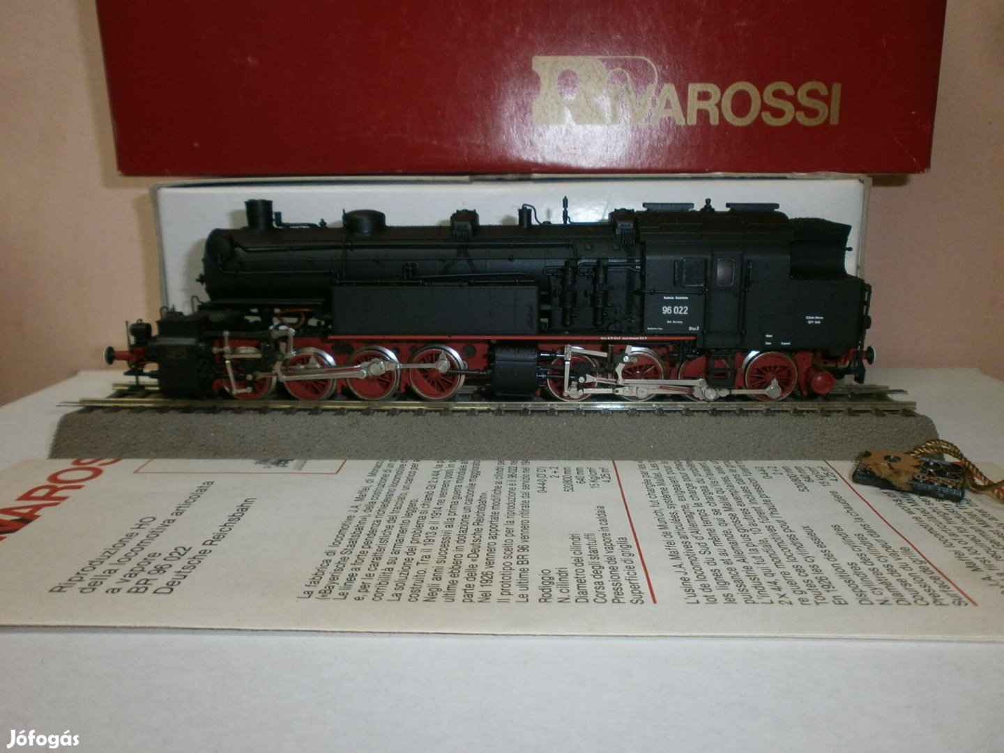 Rivarossi 1352 - DRG - BR 96 "Mallet" gőzmozdony - H0 + füst generátor