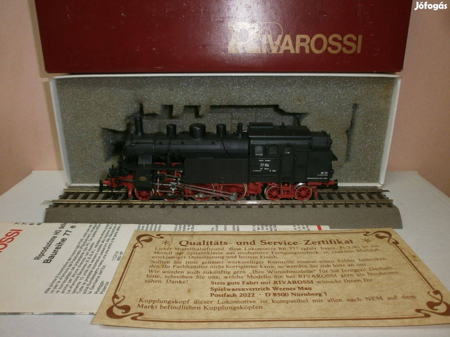 Rivarossi 1359 - DRG - BR 77 - gőzmozdony - H0