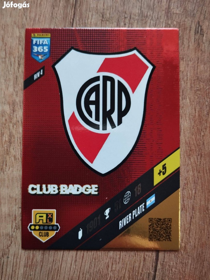 River Plate FIFA 365 2024 Club Badge Címer Logo focis kártya