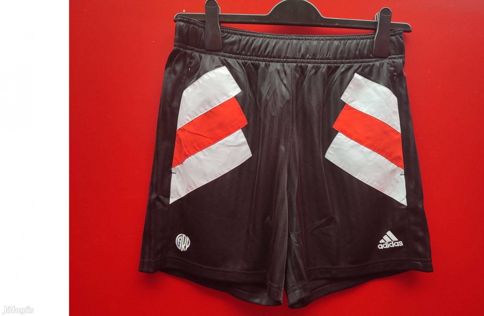 River Plate eredeti adidas Icon fekete rövid nadrág (M-es)