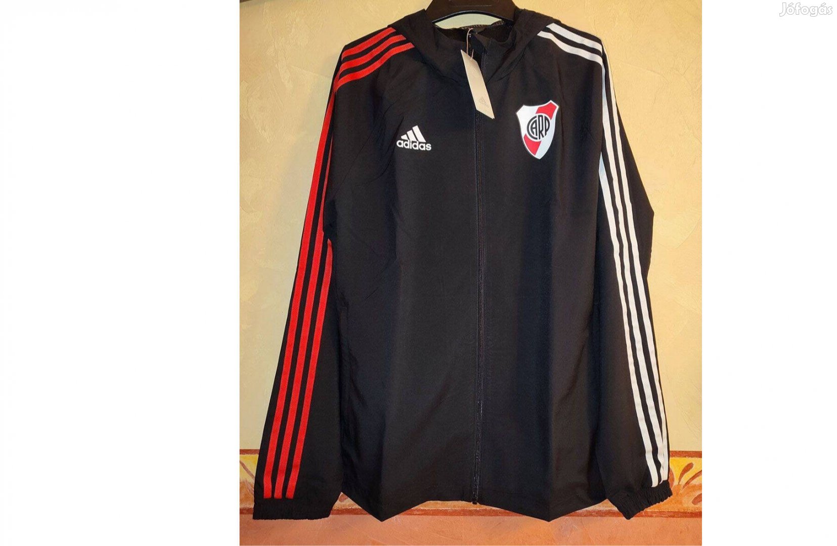 River Plate eredeti adidas kapucnis dzseki (M)