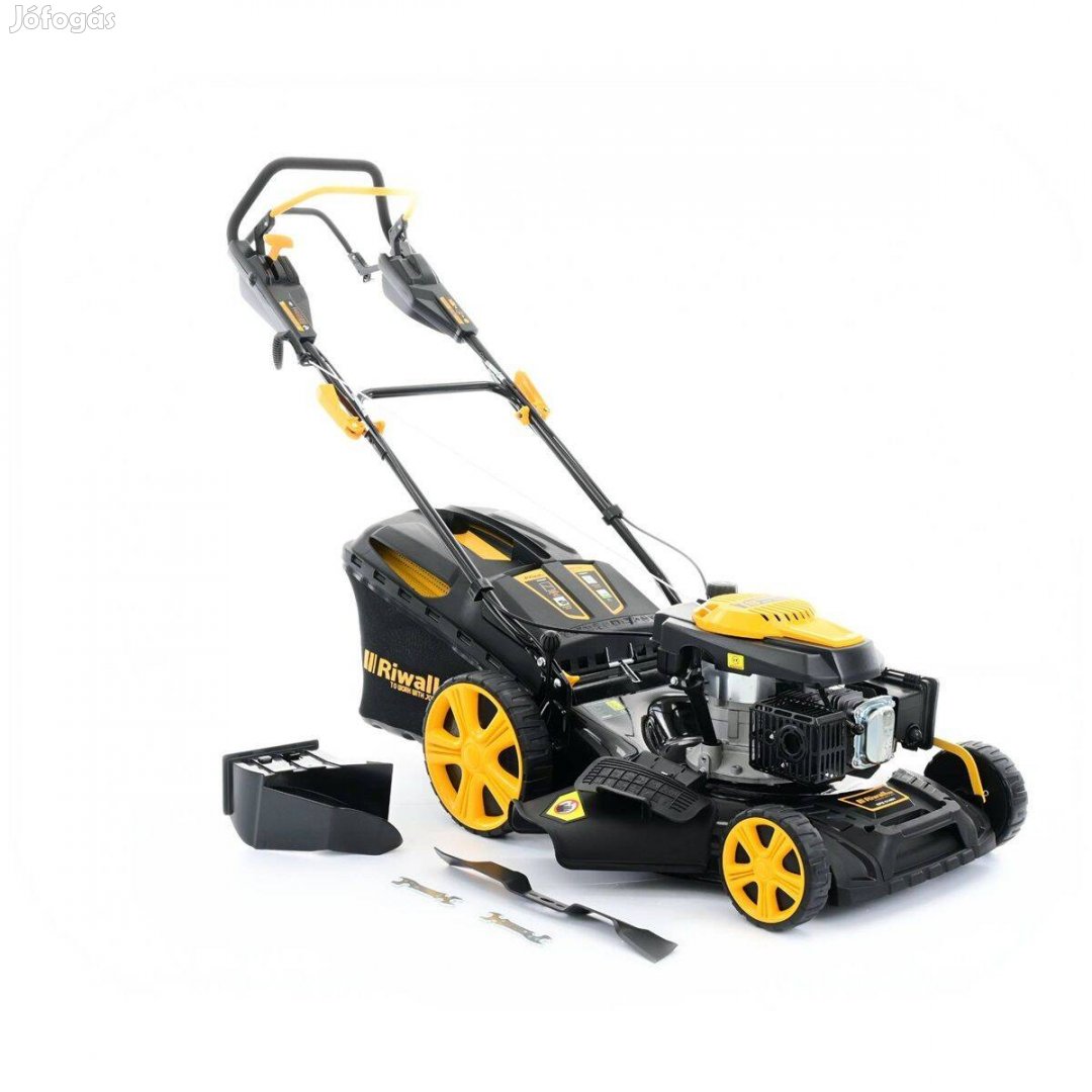 Riwall RPM 5140 V - önjáró benzinmotoros multifunkciós fűnyíró állítha