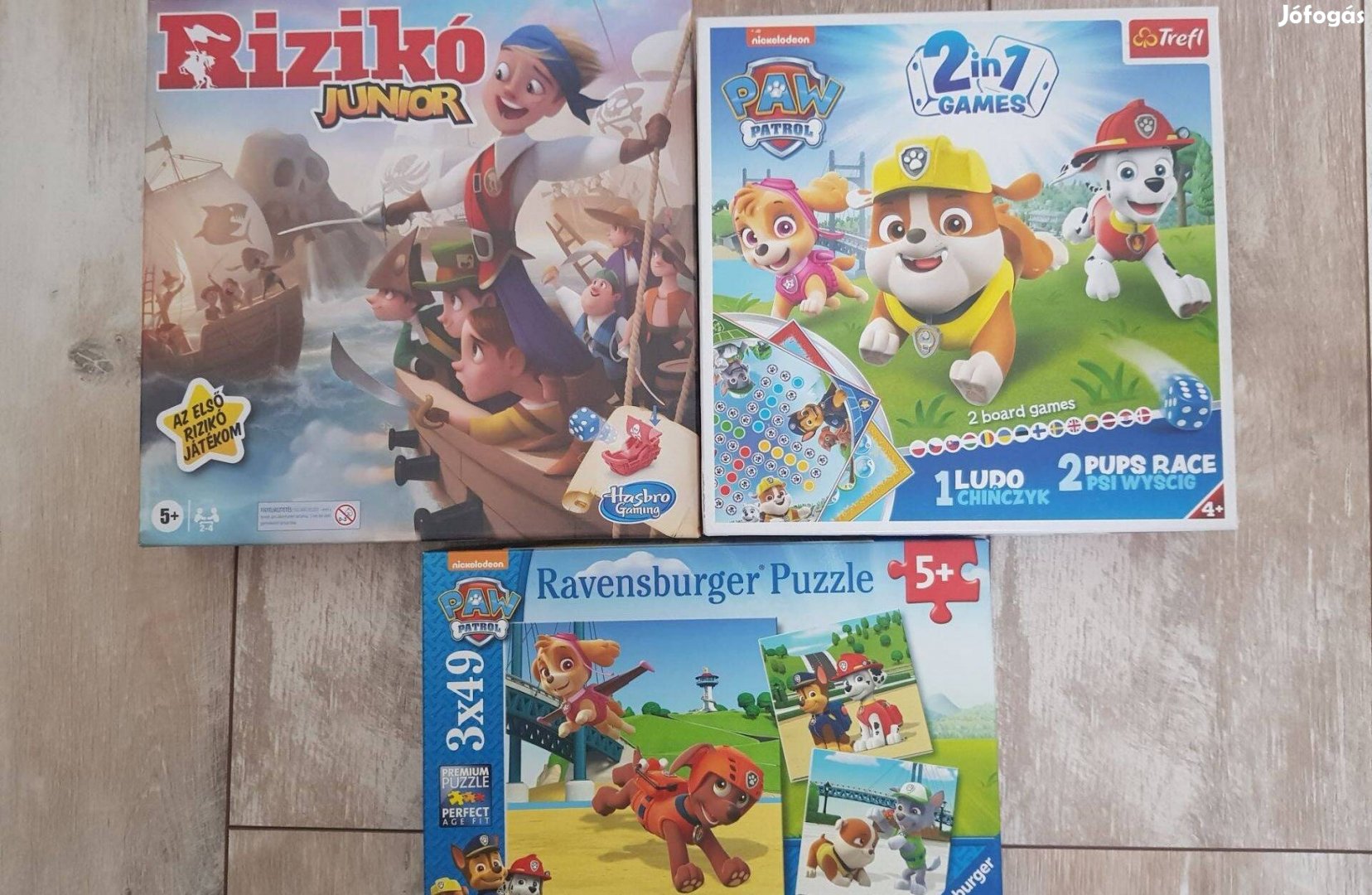 Rizikó Junior, Mancs Őrjárat Ki nevet a végén/Kutyafutam, Puzzle