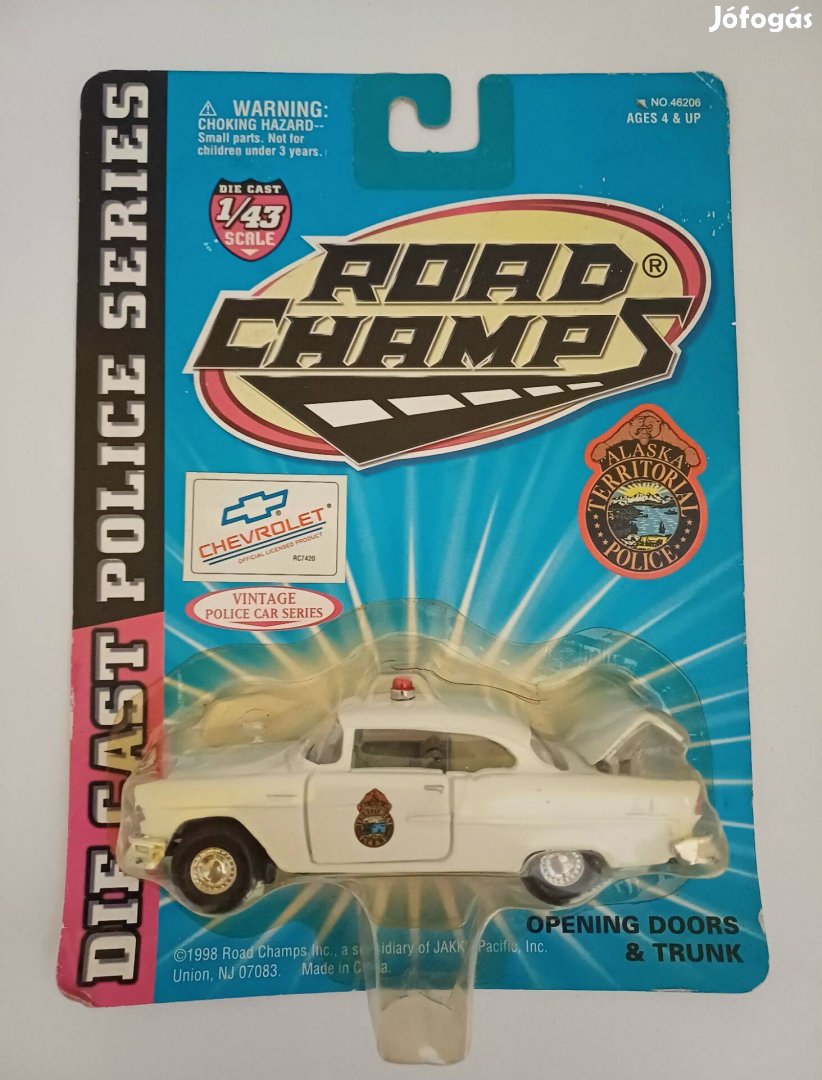 Road Champs 1:43 Chevy Belair Alaska Police