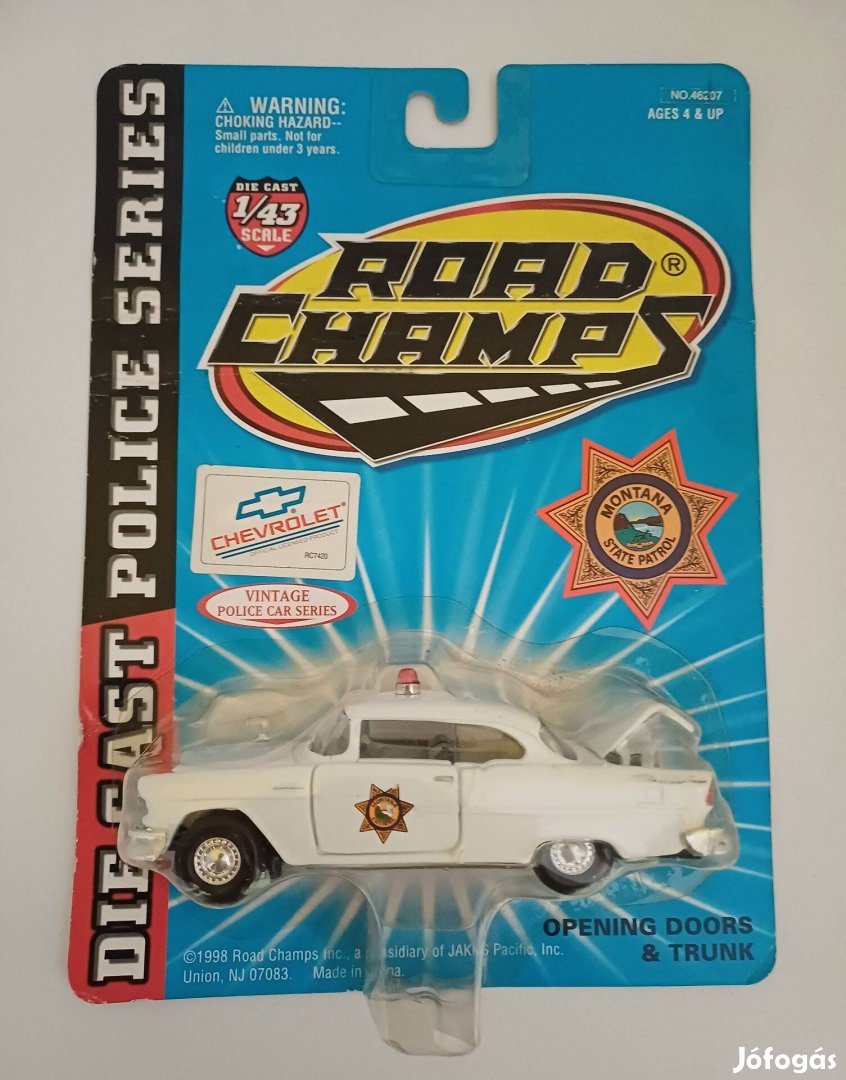 Road Champs 1:43 Chevy Belair Montana Police