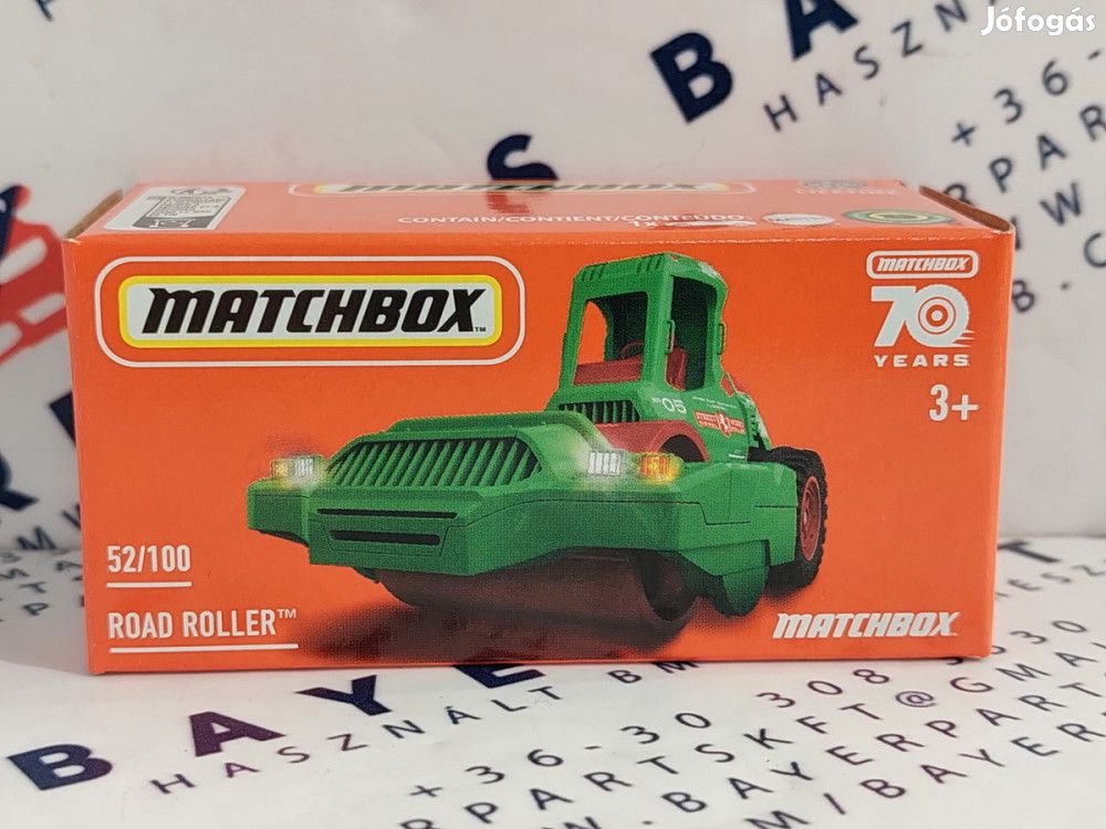 Road Roller - 52/100 -  Matchbox - 1:64