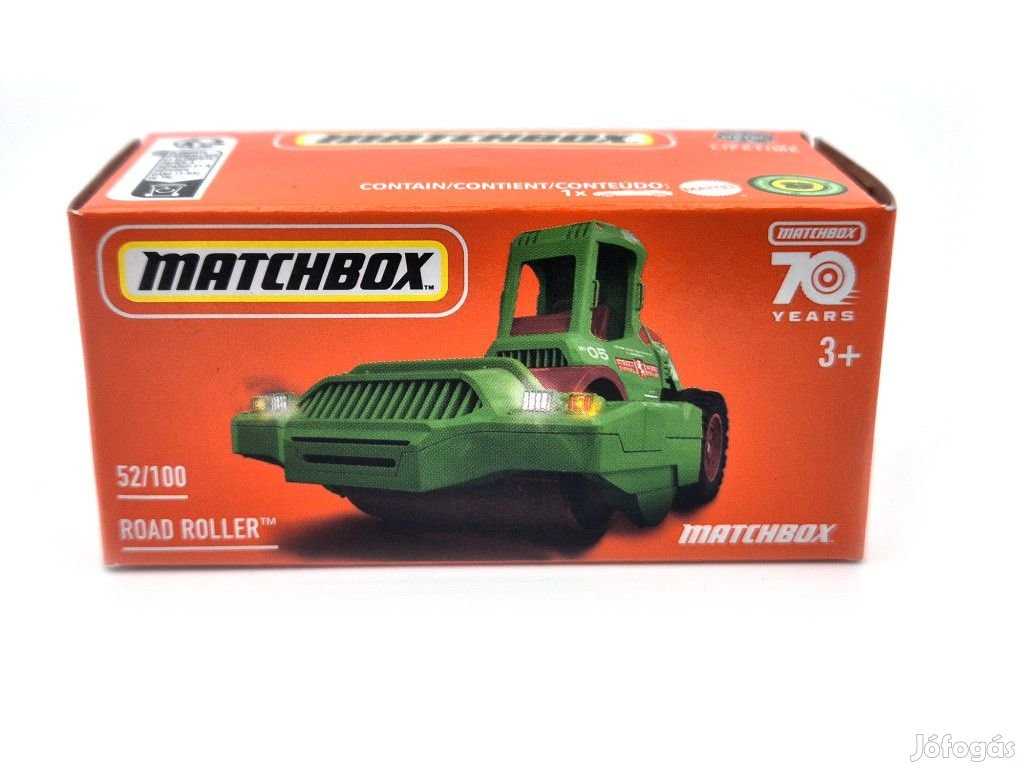 Road Roller - 52/100 -  Matchbox - 1:64