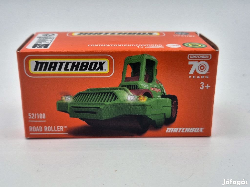 Road Roller - 52/100 -  Matchbox - 1:64