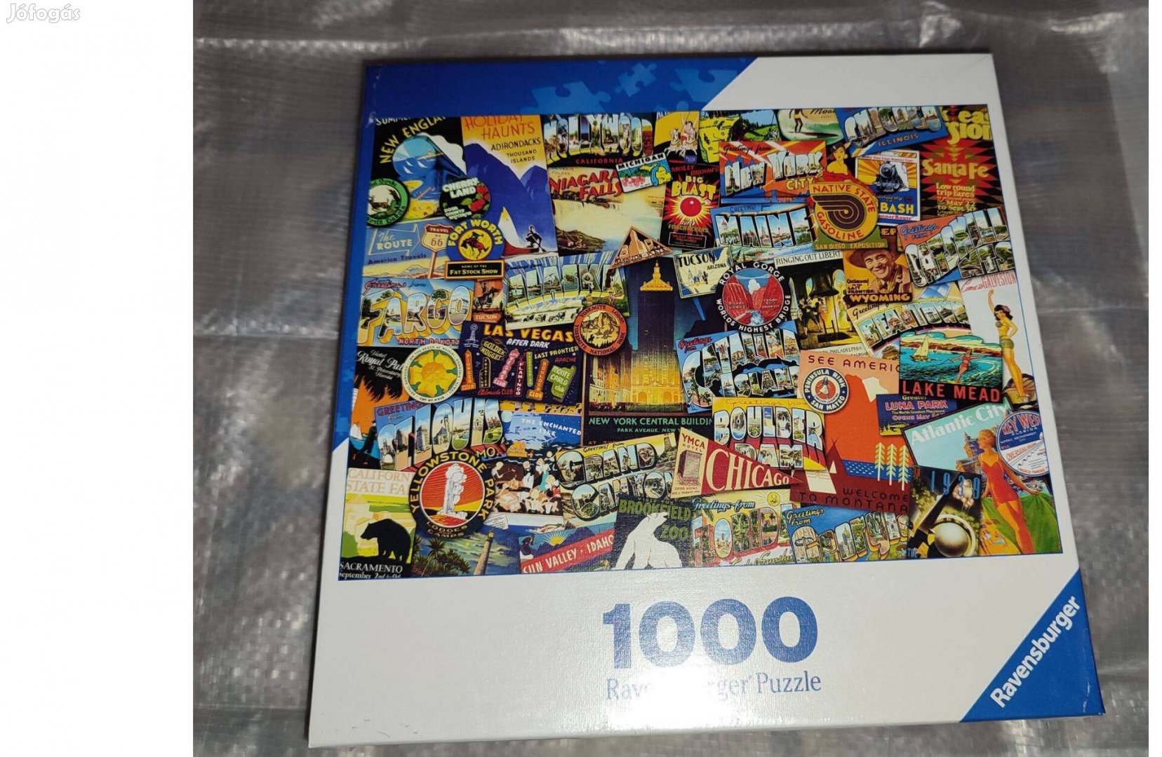 Road Trip USA Jigsaw 1000 darabos puzzle (Új, bontatlan)