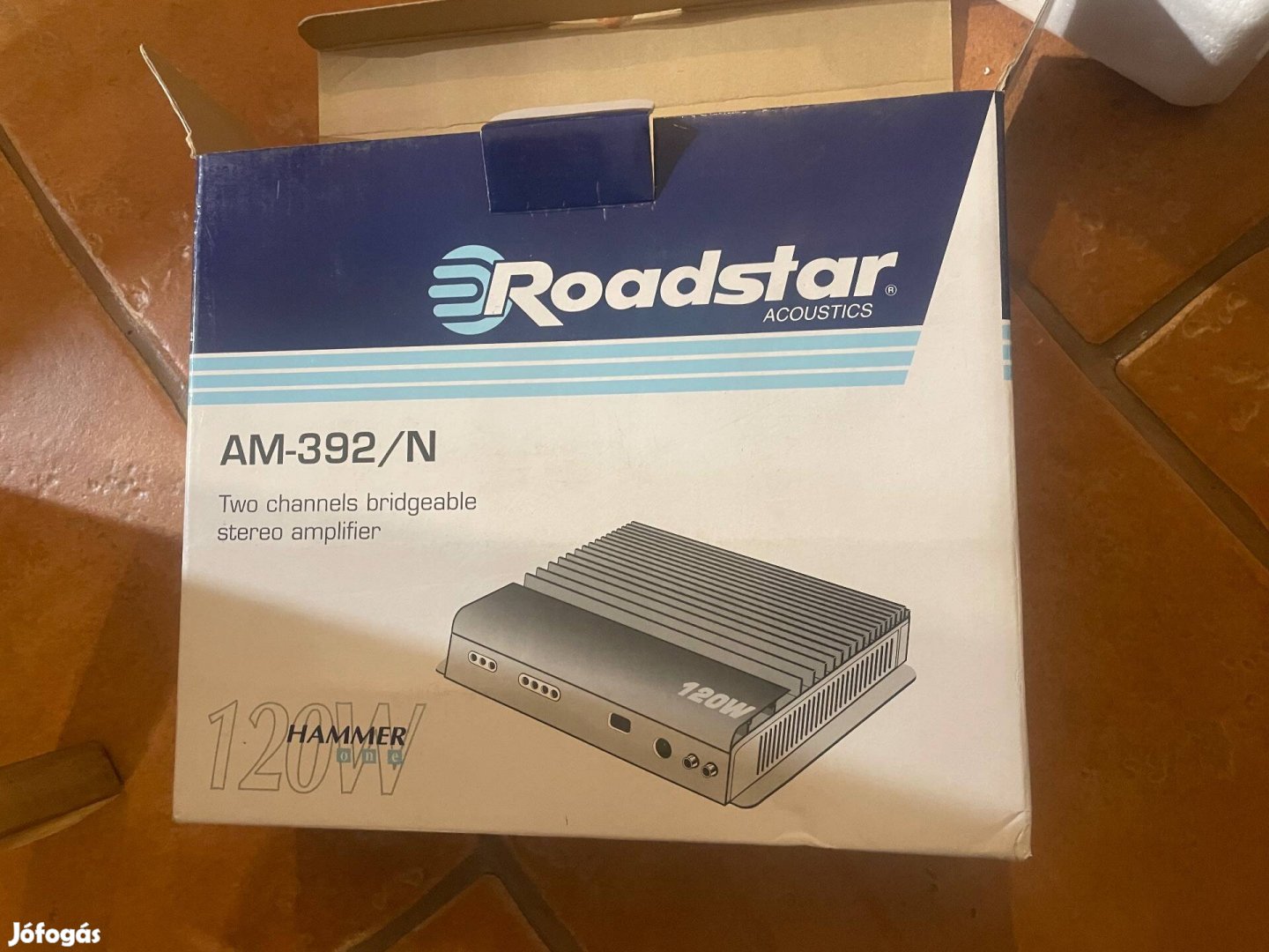 Roadstar AM-392 2 csatornás erősítő. Új, dobozos van 10db, ár/db