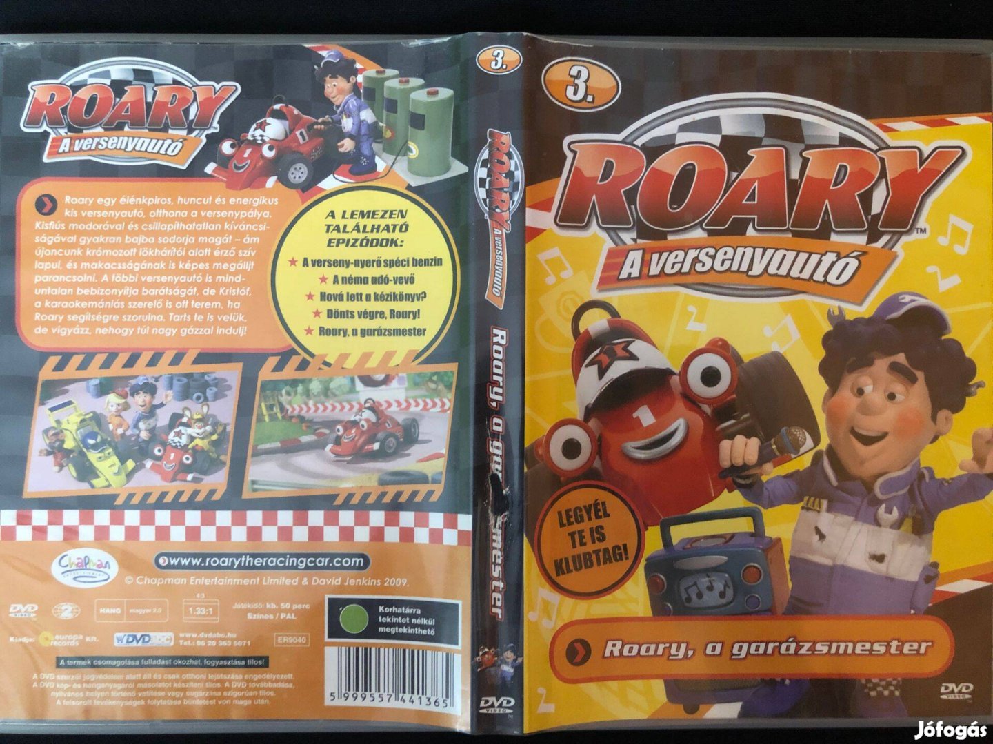 Roary, a versenyautó Roary, a garázsmester DVD