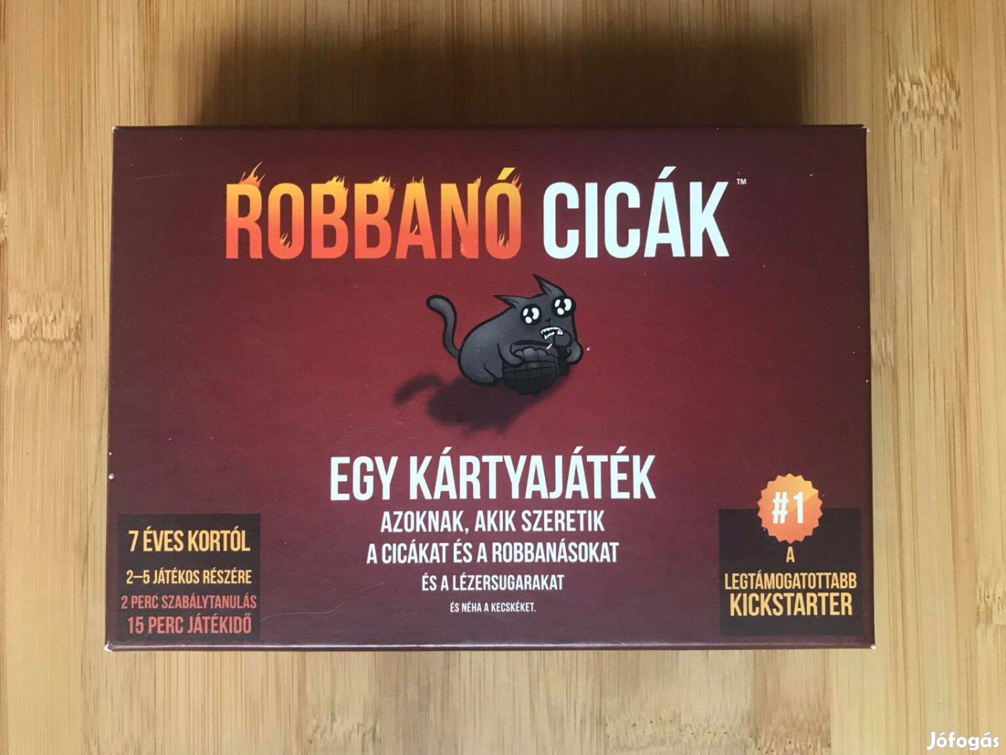Robbanó cicák kártya társasjáték