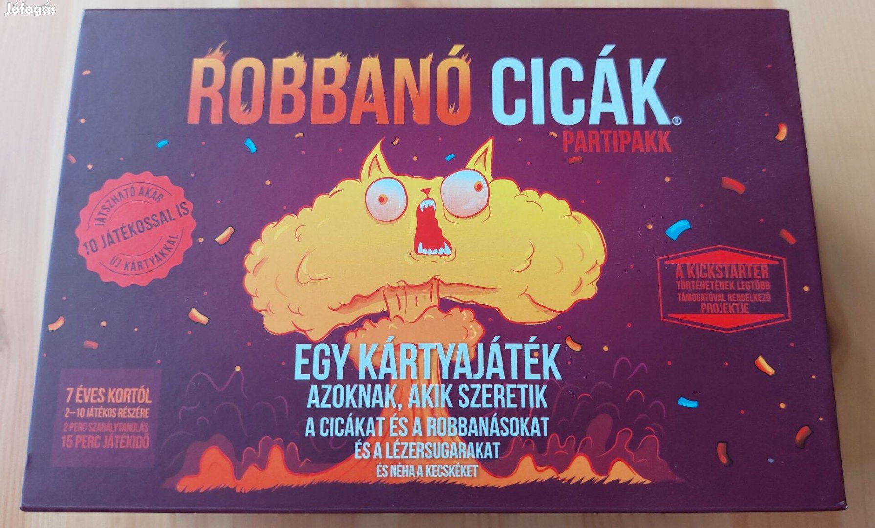 Robbanó cicák partipakk társasjáték hiánytalan és újszerű állapotú