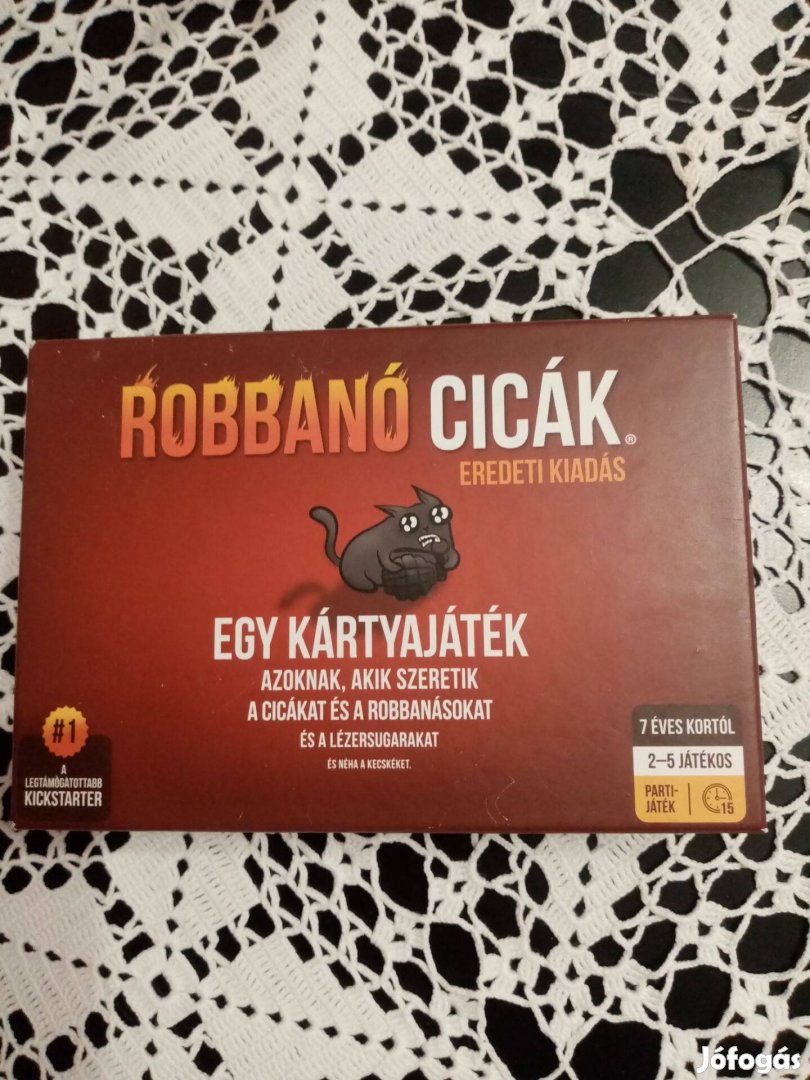 Robbanó cicák társasjáték