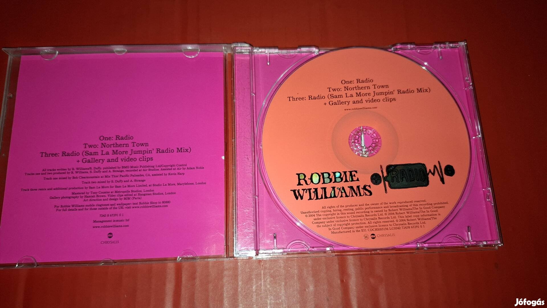 Robbie Williams Radio maxi Cd U.K  2004