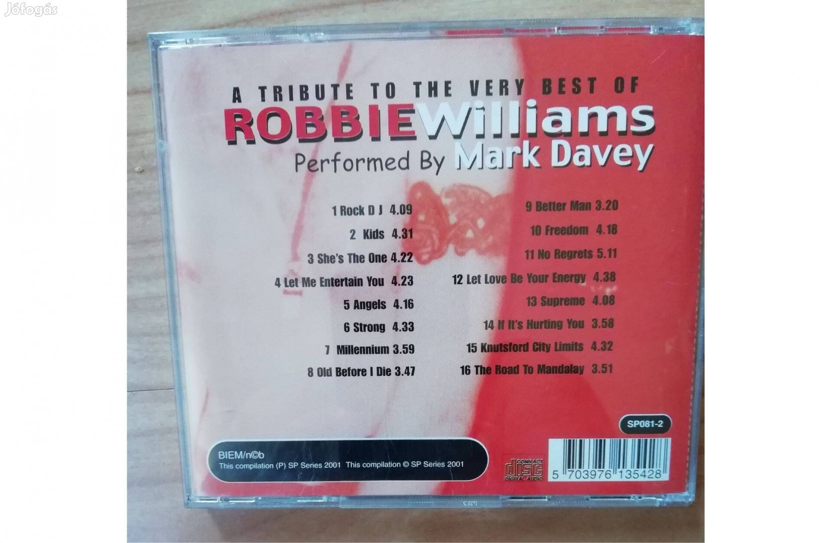 Robbie Williams: Performed Bay Mark Daves - CD