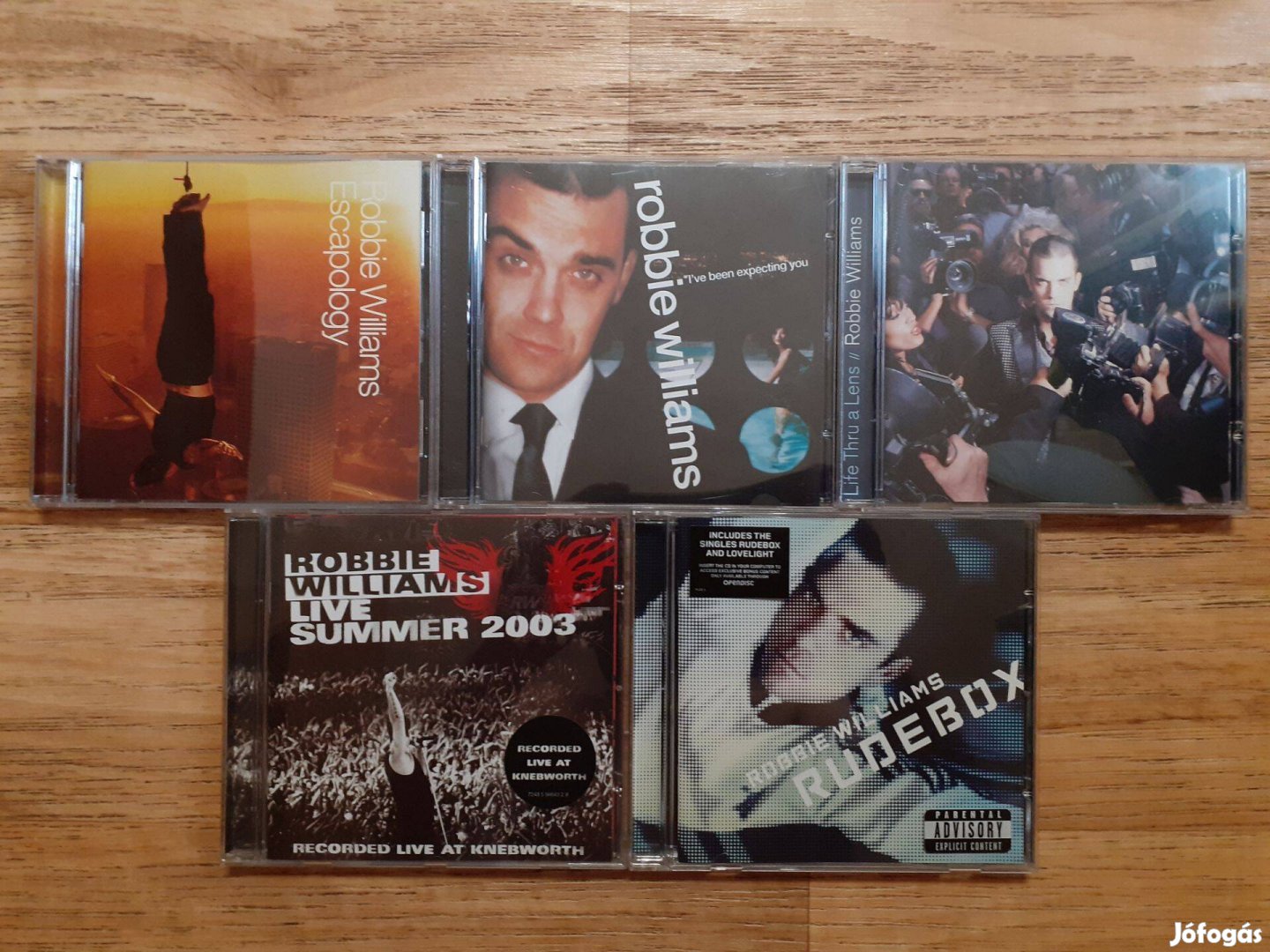 Robbie Williams (újszerű, Svájcban vásárolt) CD lemezek egy csomagban
