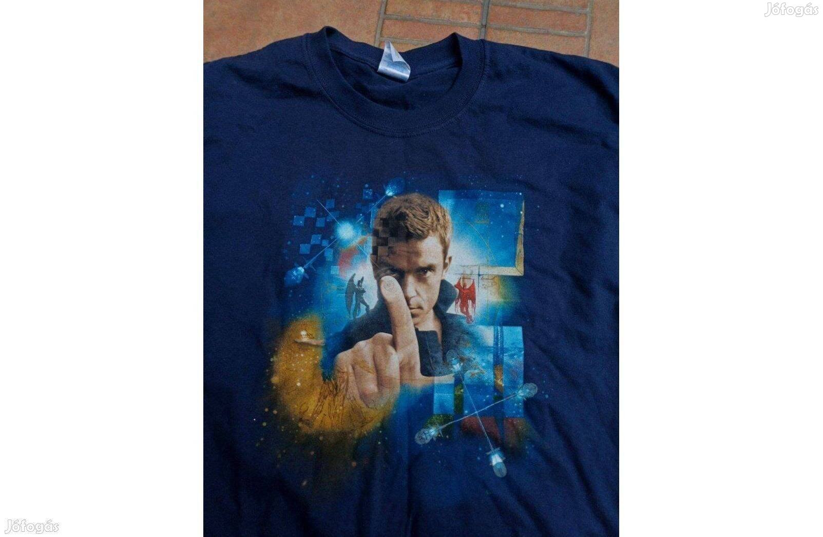 Robbie Williams énekes képével ellátott póló XL XXL