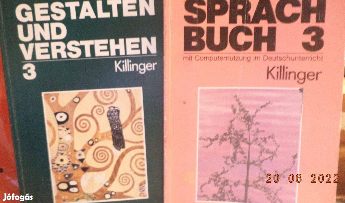 Robert Killinger német nyelvkönyv 2 db egyben