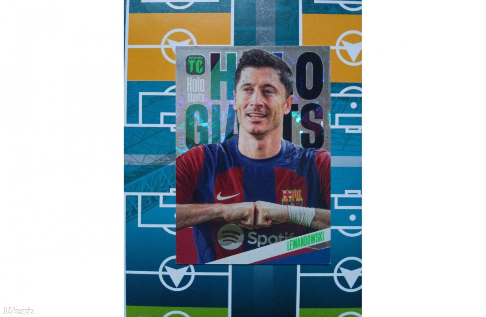 Robert Lewandowski Holo Giant Panini Top Class 2024 kártya