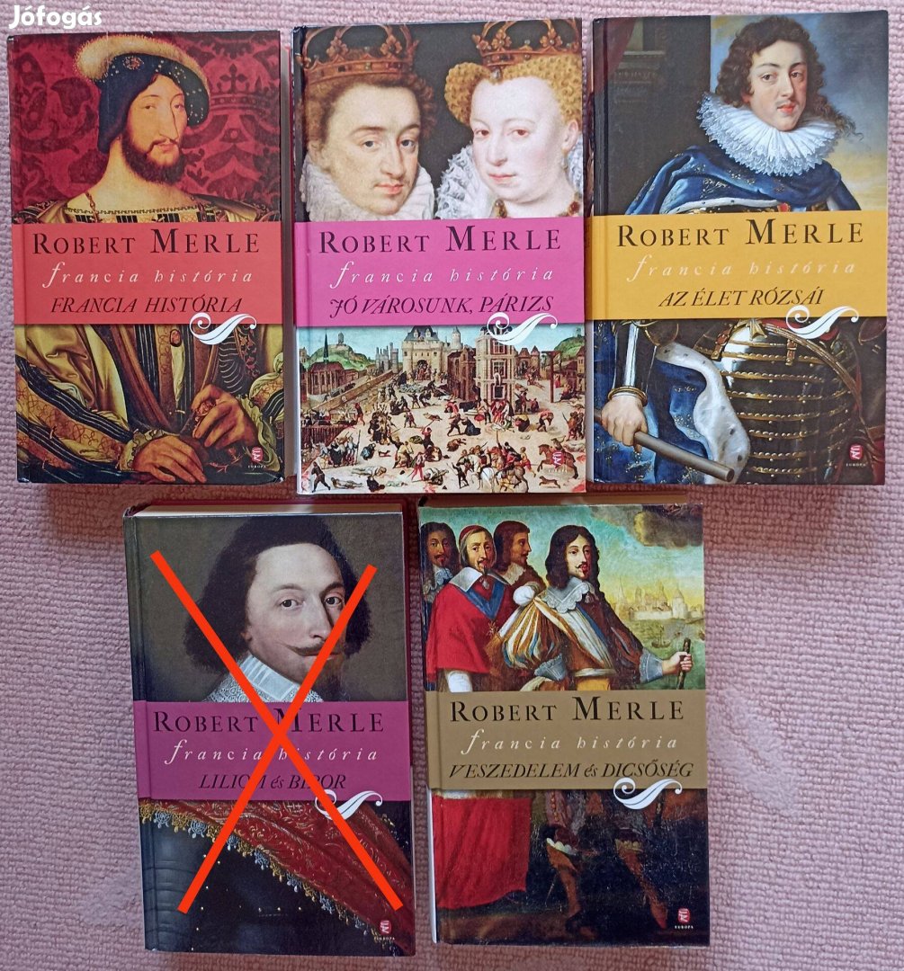 Robert Merle Francia história sorozat 4 kötete, 2010-2011