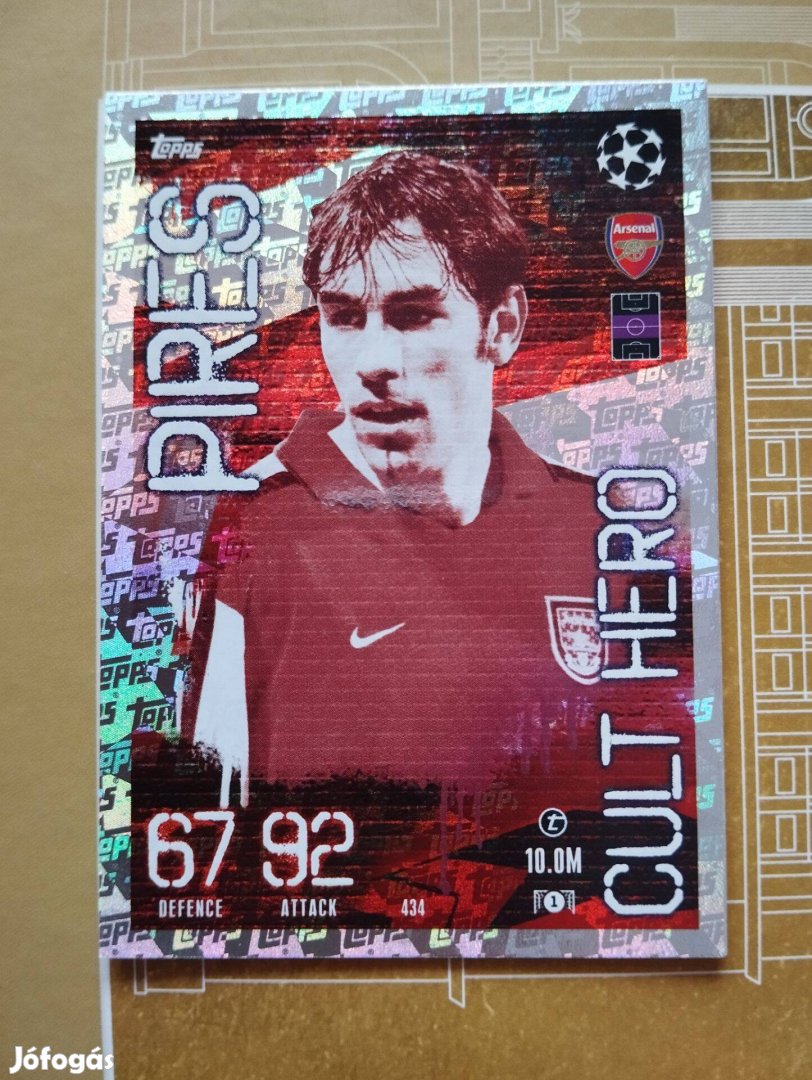 Robert Pires (Arsenal) Bajnokok Ligája 2023 Cult Hero focis kártya