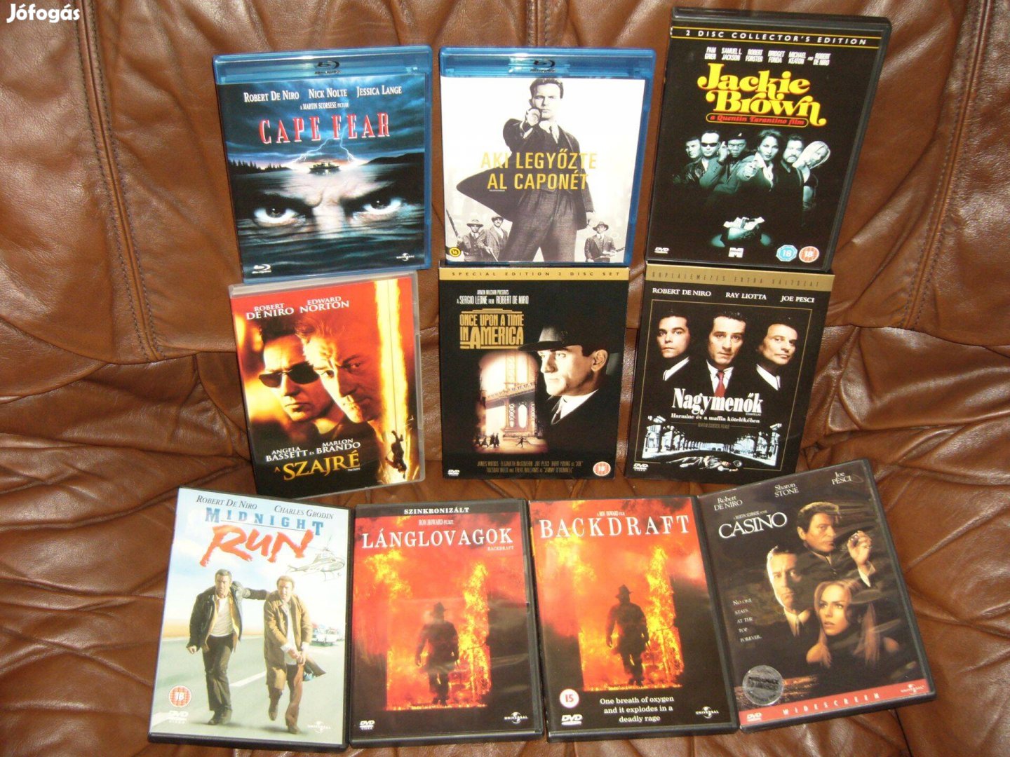 Robert de Niro . dvd - Blu-ray filmek .Cserélhető Blu-ray filmekre