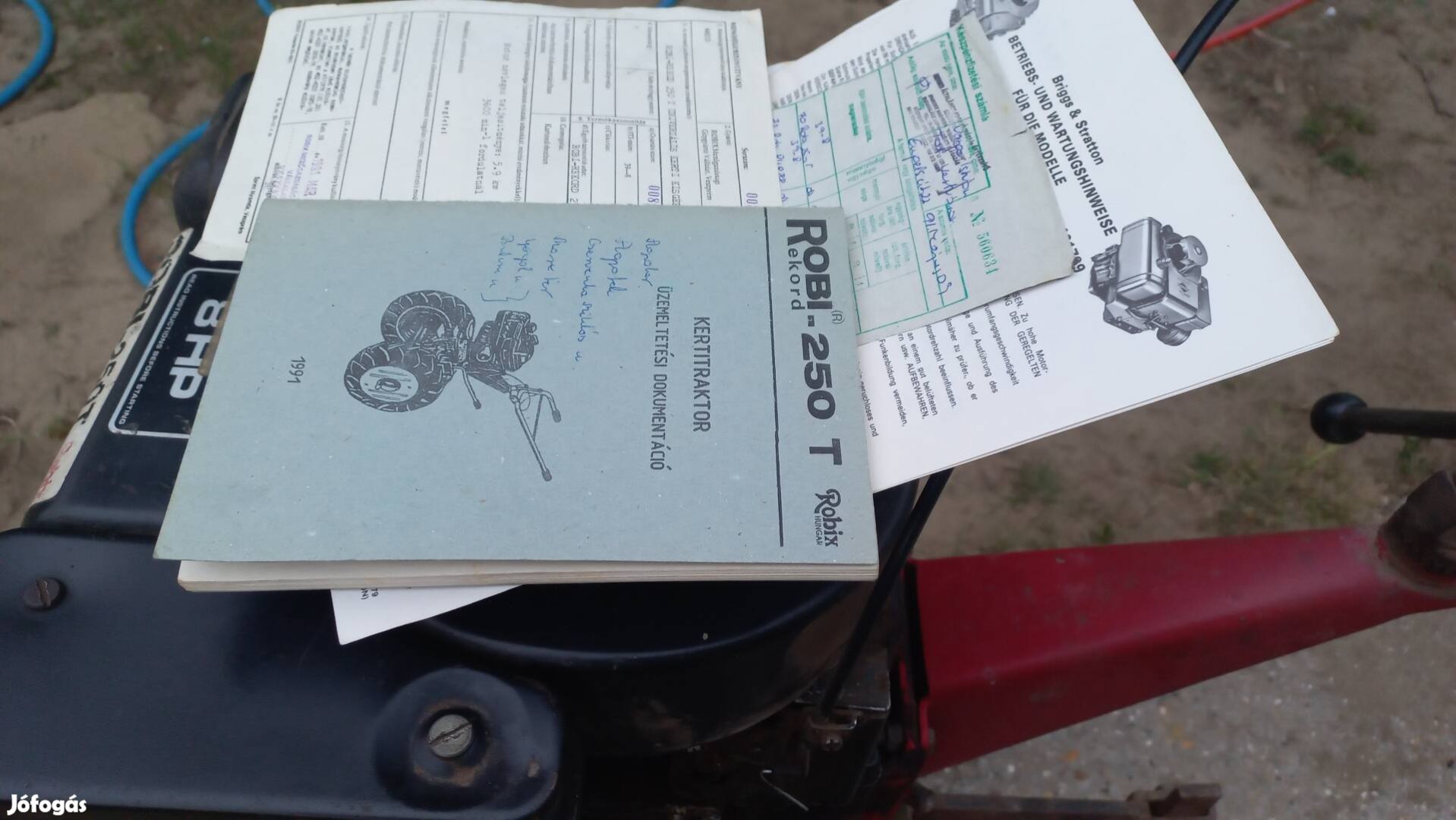 Robi 250T rotációs kapa motor blokk