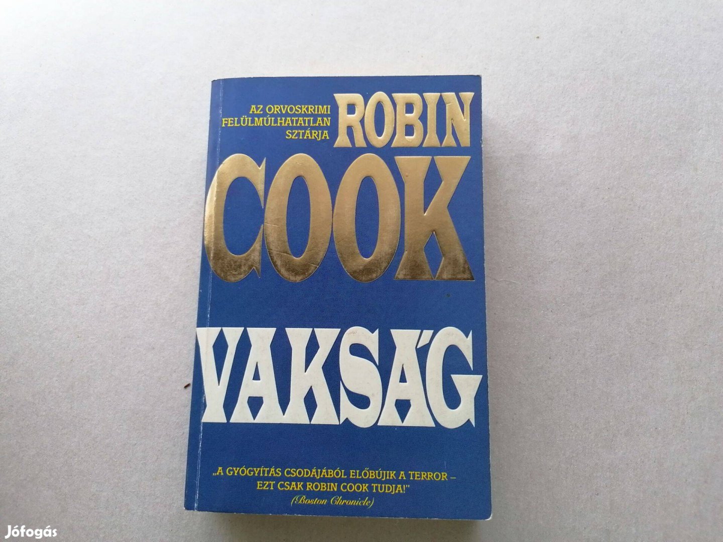 Robin Cook: Vakság című könyve újszerű állapotban akciósan eladó !