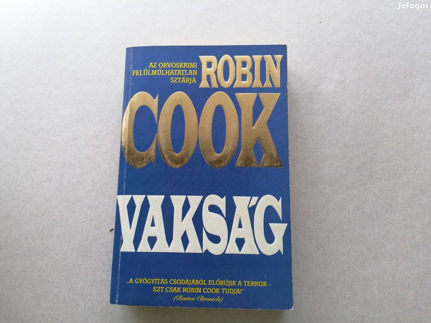 Robin Cook: Vakság című könyve újszerű állapotban akciósan eladó !