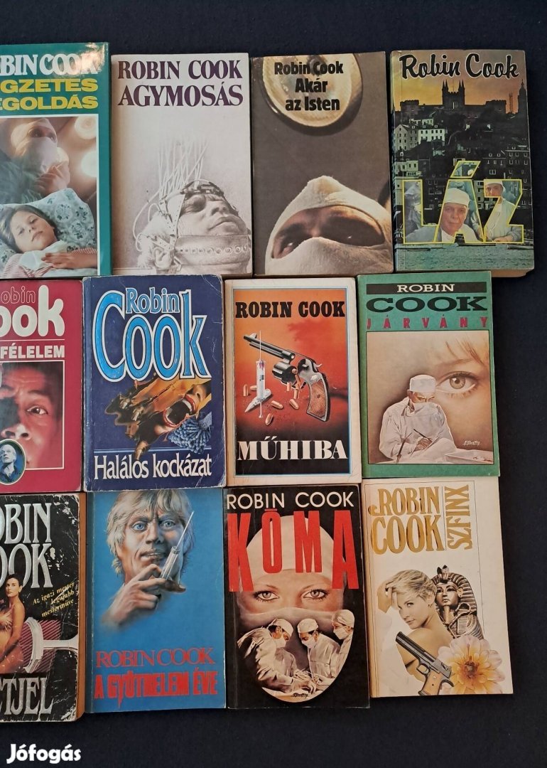 Robin Cook könyvcsomag