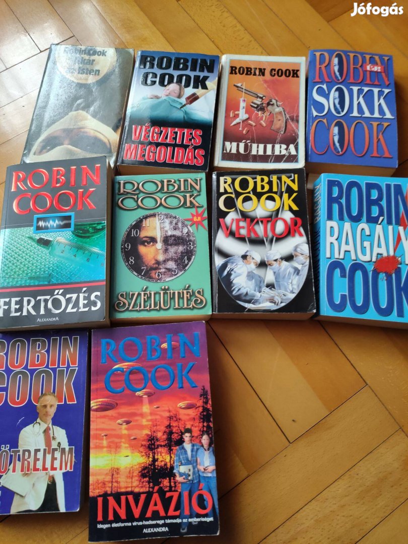 Robin Cook könyvek eladóak