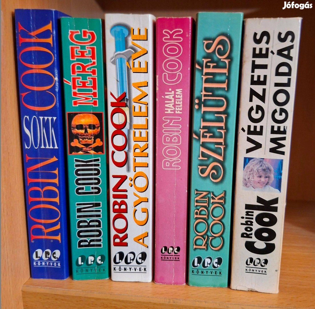 Robin Cook regények, 6 db