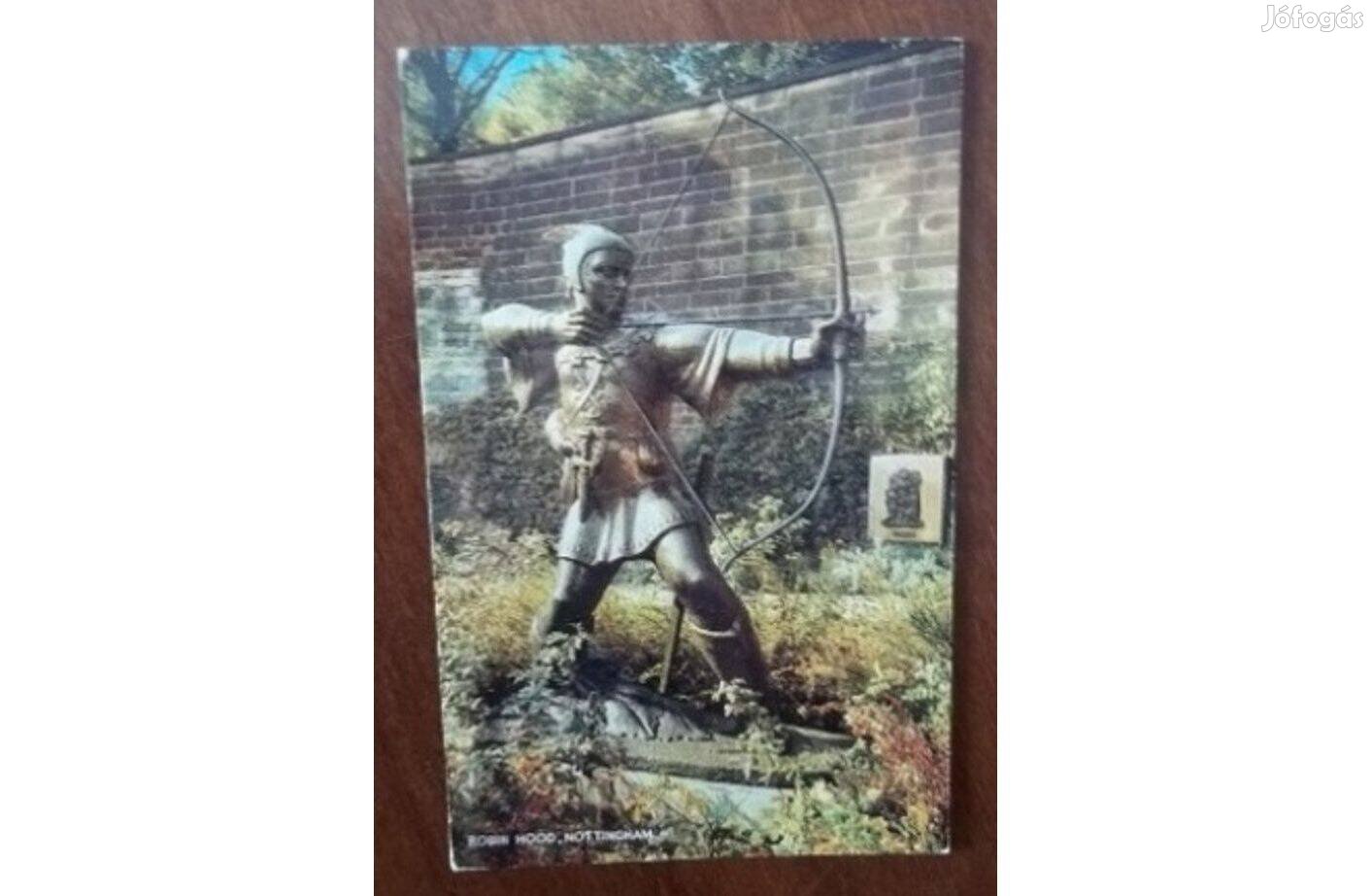 Robin Hood Nottingham képeslap