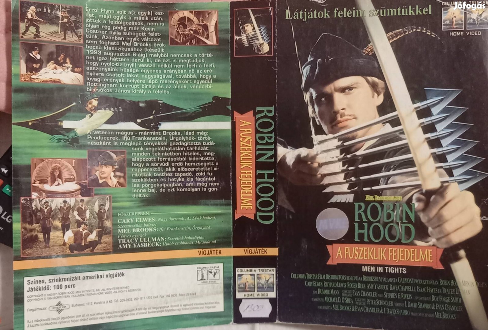 Robin Hood a fuszeklik fejedelme - vígjáték vhs - nagytok