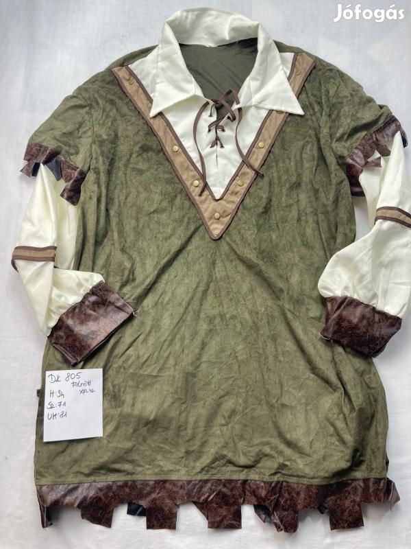 Robin Hood jelmez, íjász jelmez, felnőtt jelmez DK805