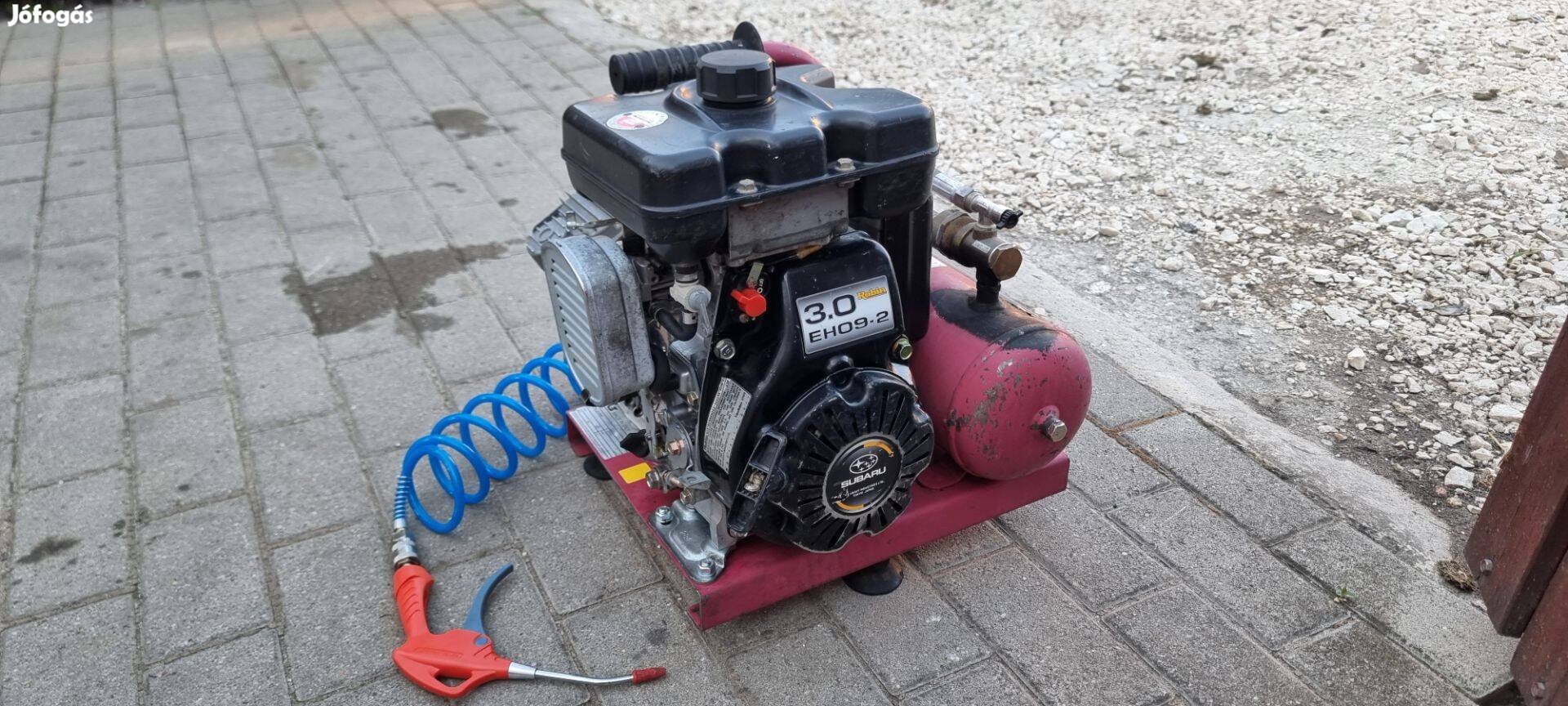 Robin Subaru Elmag benzines kompresszor 10bar Extreme Benz 2hengeres