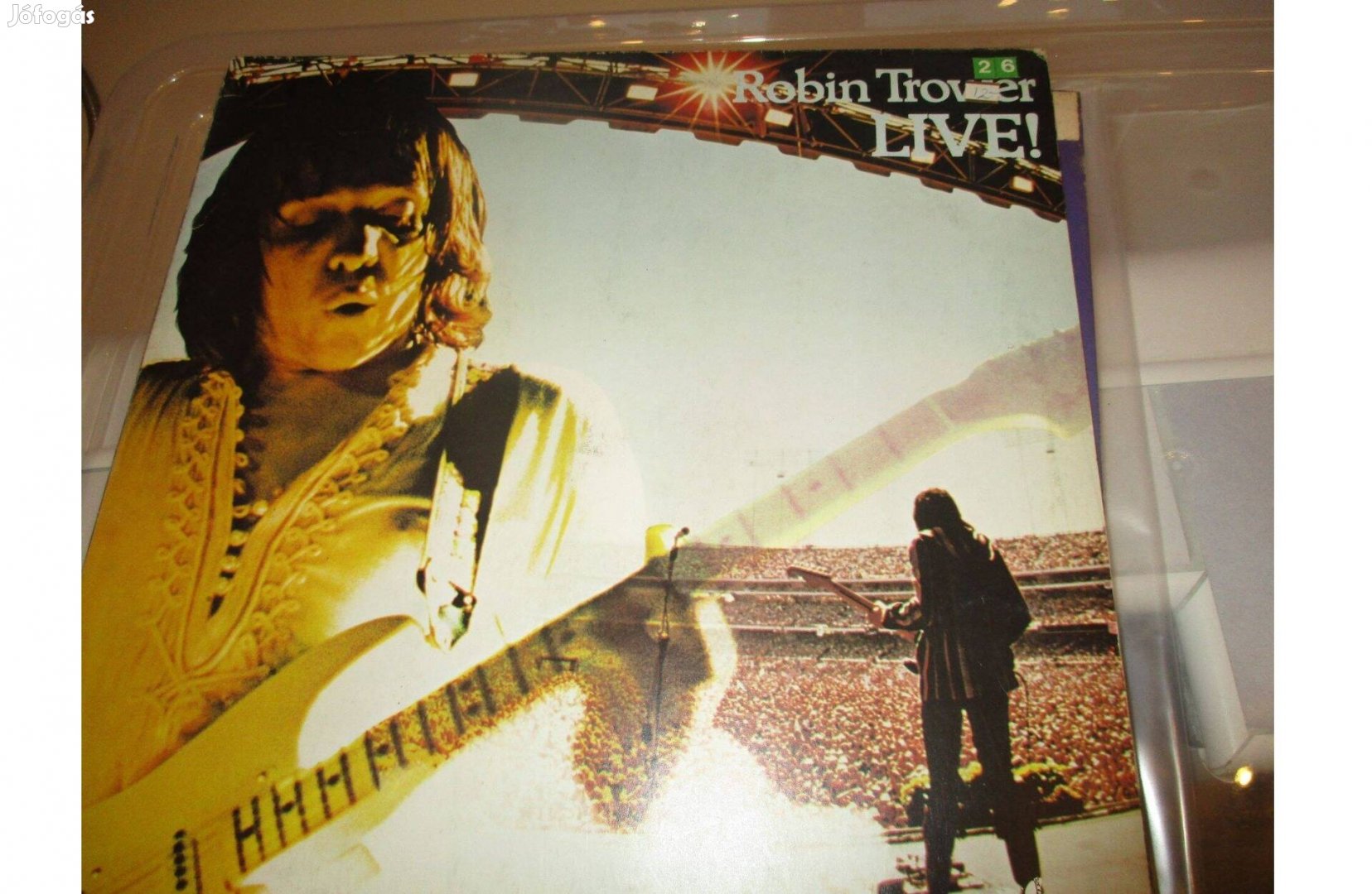 Robin Trower live LP hanglemez eladó