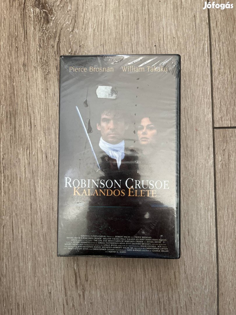 Robinson Crusoe kalandos élete bontatlan vhs 