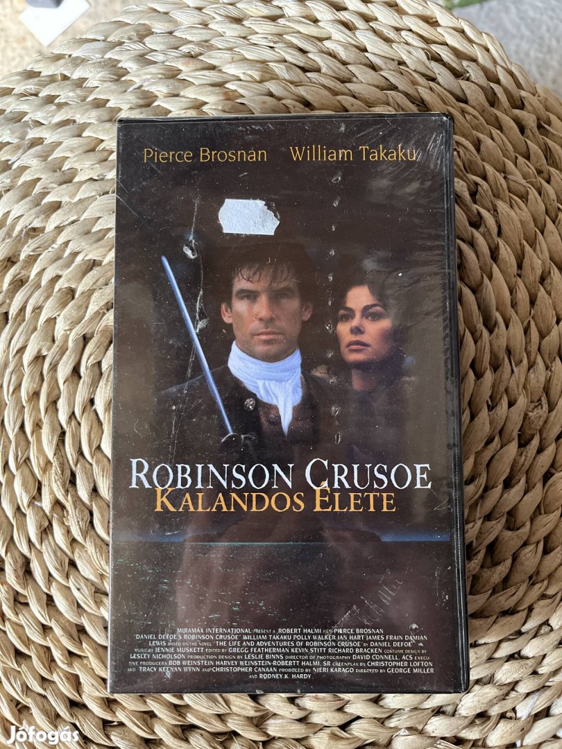 Robinson Crusoe kalandos élete vhs új