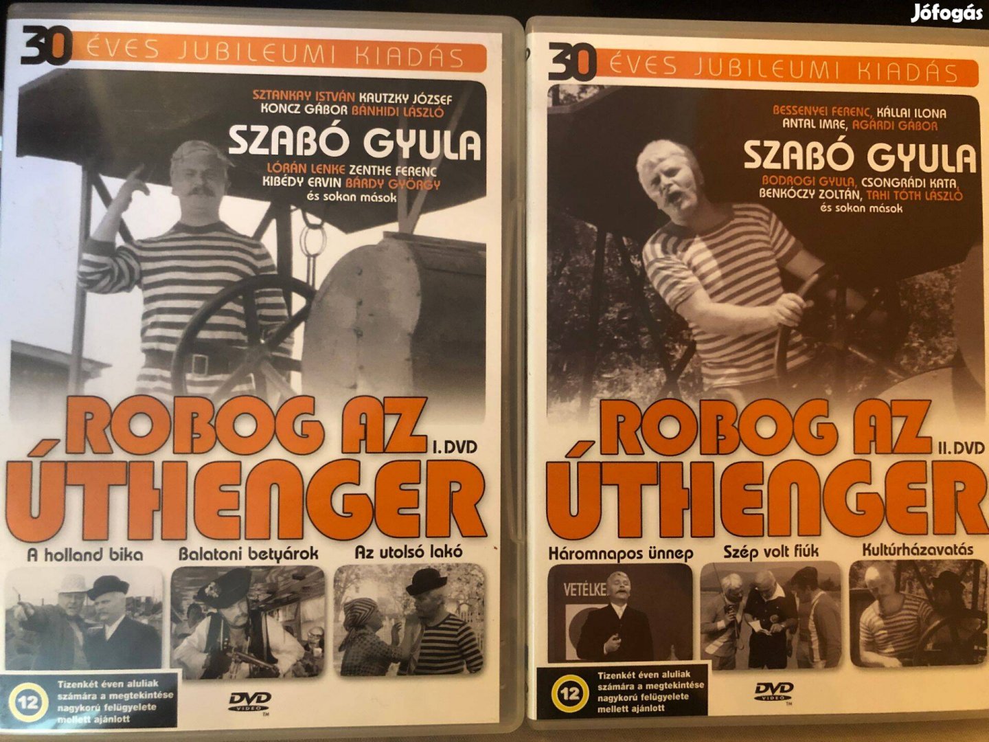 Robog az úthenger 1-2 DVD, 1-6.rész (karcmentes, Szabó Gyula) DVD