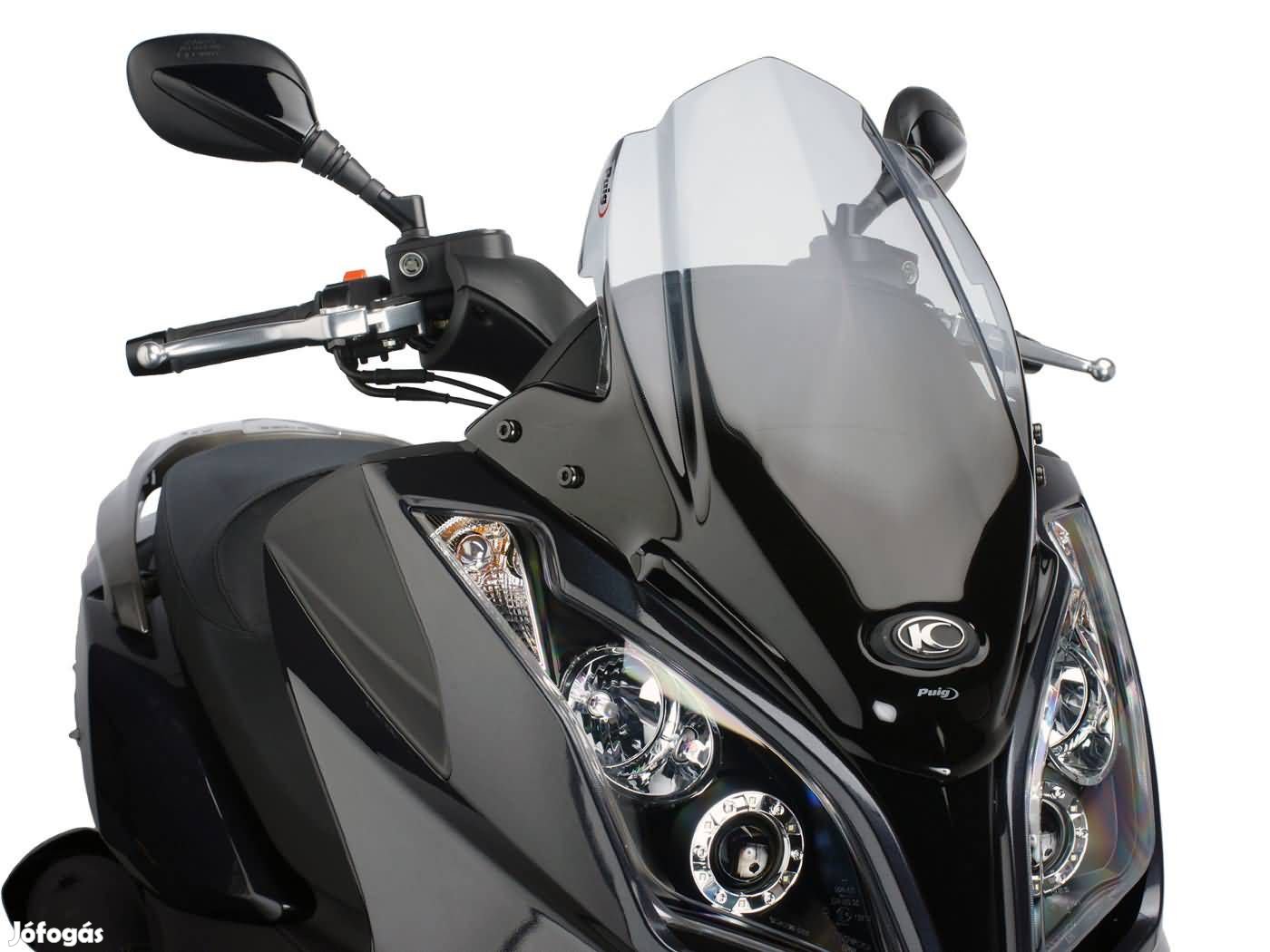 Robogó szélvédő Puig V-Tech Sport füst - Kymco Downtown 125i, 300i ABS