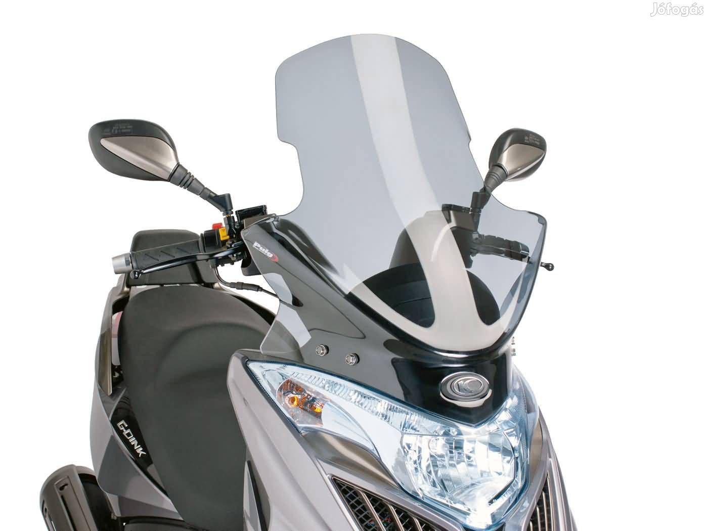 Robogó szélvédő Puig V-Tech Touring füst - Kymco Grand Dink, Yager GT